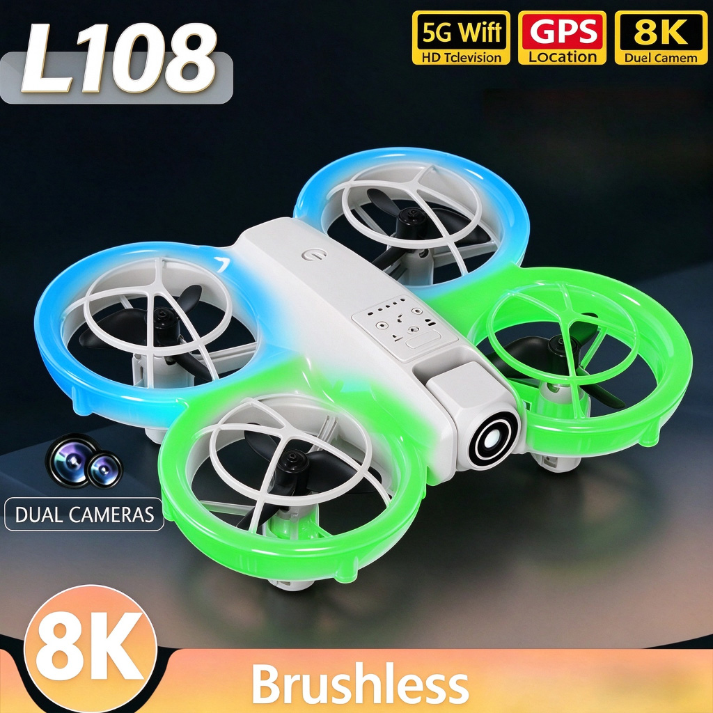 Fpv Brushless Rc Drone 4K - Mini Dron Original 4K Profesional HD