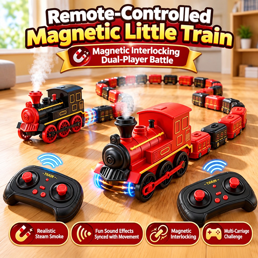 Remote Control Toys - Tren Magnético con Control Remoto, Juguete