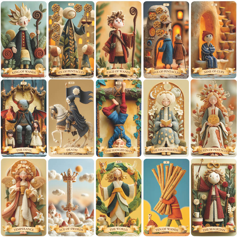 Juego de 78 cartas de Tarot, j - Tarot Cards Deck With Guidebook reseña y precio