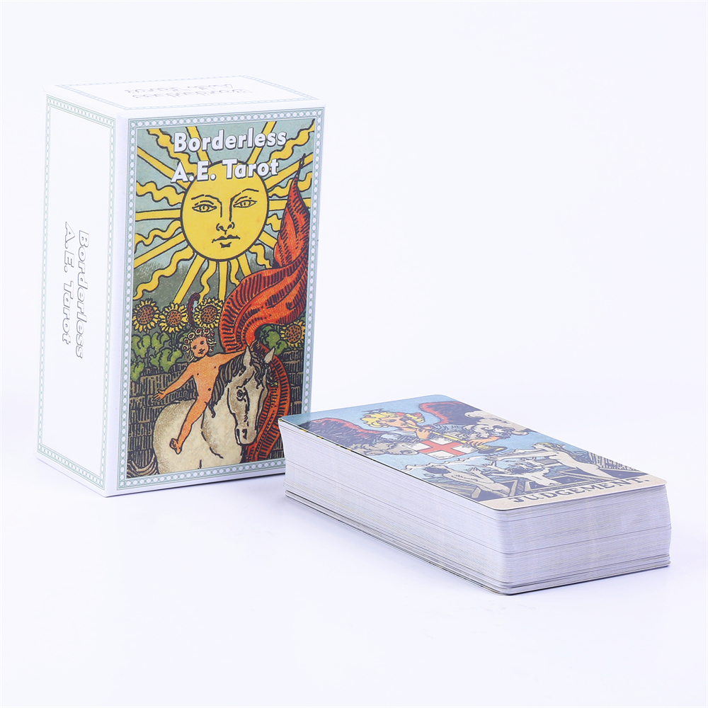 12*7cm sin bordes A.E. Baraja  - Tarot Cards Deck With Guidebook reseña y precio