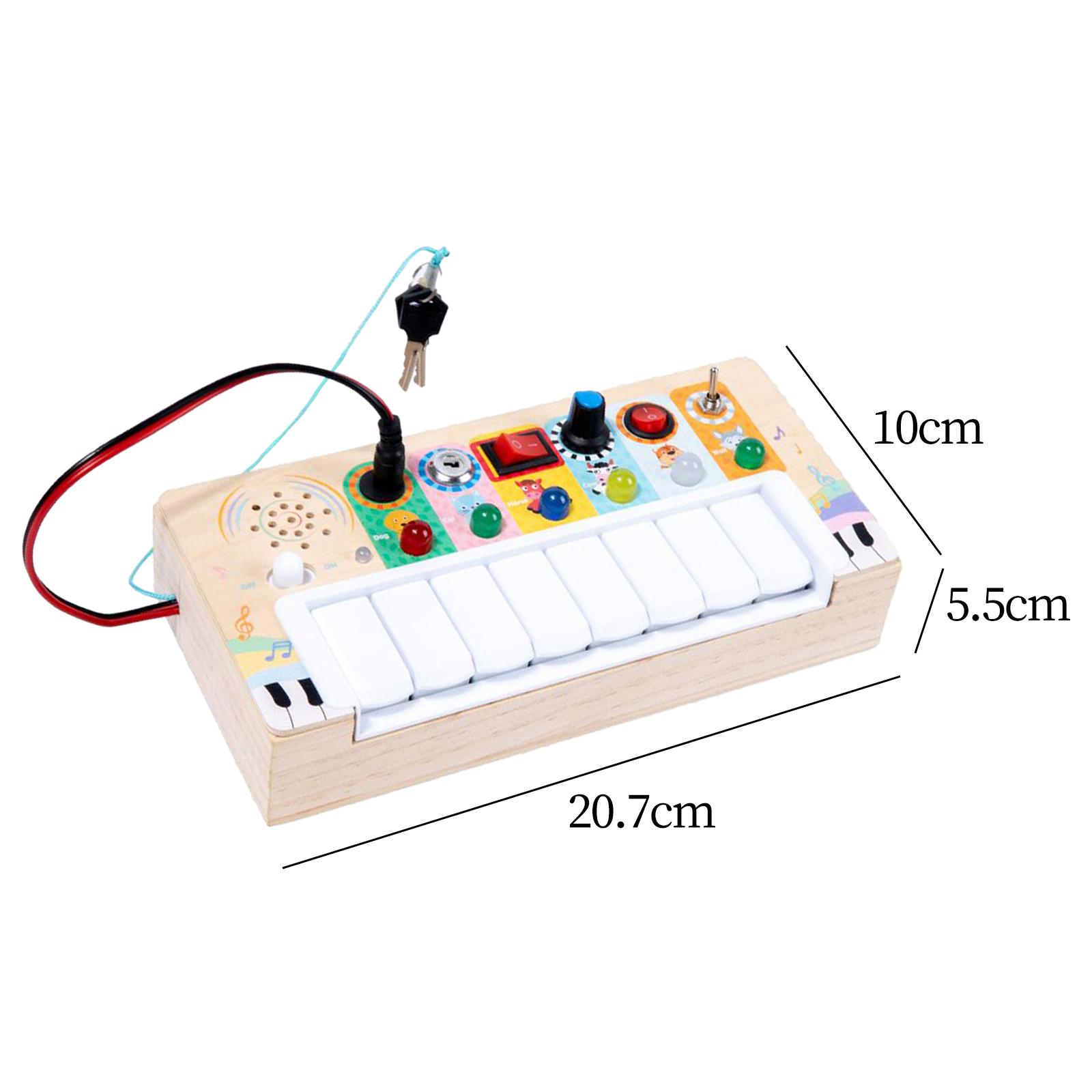 Tablero de actividades para ni - Montessori Wooden Busy Board Toddler reseña y precio