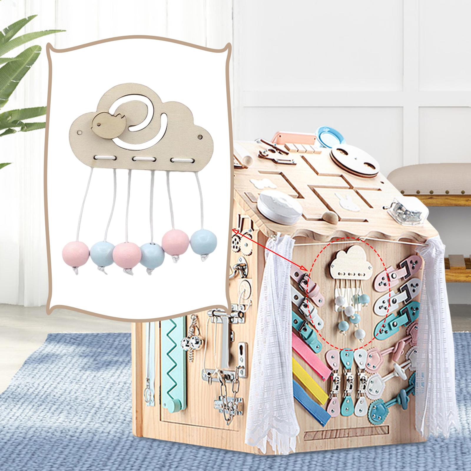 Material de tablero de activid - Montessori Wooden Busy Board Toddler reseña y precio