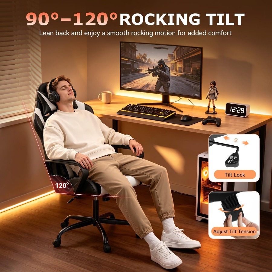 Silla de Juego Ergonómica para - Video Games reseña y precio